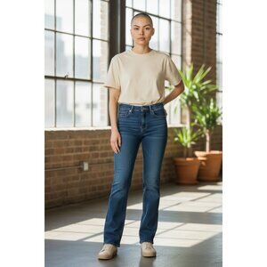 Lucky Brand Sweet Boot Jeans Womens 8 Blue Mid Rise Bootcut Stretch 29 Denim